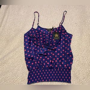 Women’s Living Doll Sleeveless Blouse | L | NWT